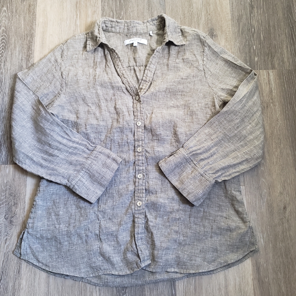 Linen Foxcroft nyc Button Down Shirt - Picture 10 of 15